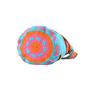 Personalizado colorido embragues hechos a mano bolso <span class=keywords><strong>Wayuu</strong></span> de ganchillo de las mujeres, bolsa de - Product Image 4
