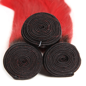 Naturelles Longue Lumière <span class=keywords><strong>Feu</strong></span> Rouge Couleur Indien Remy <span class=keywords><strong>de</strong></span> <span class=keywords><strong>Cheveux</strong></span> Humains Tissage Extensions en Inde - Product Image 4