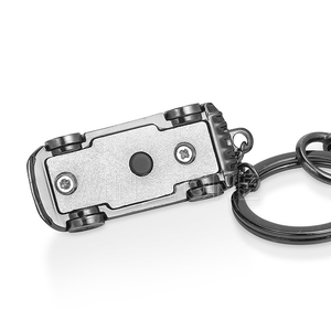 Llavero de <span class=keywords><strong>Metal</strong></span> Negro con Modelo 3D de Auto, Regalo Promocional con Diseño Gratuito en Forma de Auto - Product Image 5