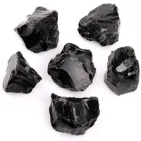 Triturado negro coloreado vidrio Chip paisajismo Rock