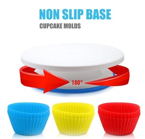 Kit de Décoration de Gâteaux Multifonctionnel Économique, Ensemble Plateau Tournant à Gâteaux, Douilles de Pâtisserie, Outil à Fondant, Fournitures de Pâtisserie et Dessert pour Cuisine - Product Image 5