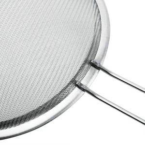 Rây Lưới Mịn Bằng Thép Không Gỉ Bán Chạy Với Tay Cầm Dây Dài - Product Image 4