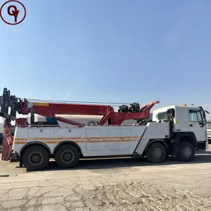 Sinotruk Howo 8x4 מסובב שטוח מיטת התאוששות tow משאית למכירה