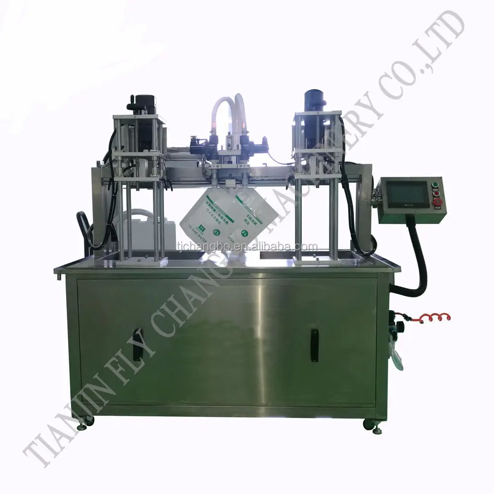 Sunflower oil spout pouch filling machine for cottonseed oil