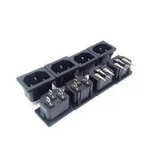 3 pin snap type AC-05 connector AC power male socket iec 320 c14 connector