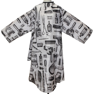Capes de barbier en tissu Polyester, vêtements de travail pour barbier de haute qualité, pour <span class=keywords><strong>coiffeur</strong></span>, 1 pièce - Product Image 4
