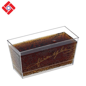 Personalizada al por mayor pequeño <span class=keywords><strong>de</strong></span> plástico duro <span class=keywords><strong>de</strong></span> la plaza postre <span class=keywords><strong>de</strong></span> gelatina fría Copa claro - Product Image 3