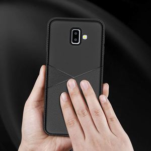 Accessoires mobiles 2018 PU Peau Noir TPU Pour Samsung Galaxy <span class=keywords><strong>J4</strong></span> Plus Couverture - Product Image 4