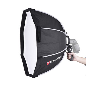 TRIOPO 65cm Umbrella Softbox Portable Outdoor Octagon for V860II TT600 TR-988 Flash Speedlite <strong>Soft</strong> <strong>Box</strong> - Product Image 1