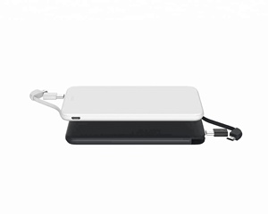 rápida 5000 mAh Tarjeta de Crédito Banco de energía con logotipo incorporada Cable adaptador de Cable para teléfonos - Product Image 6