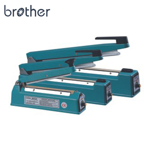 Brother PCS 200A 8" 12" 16" Aluminum Manual Type Semi Automatic Plastic Film Bag Hand Impulse Heat Sealing Sealer Machine