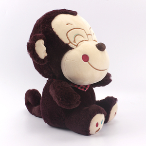 De diseño de moda nuevo estilo de peluche de juguete animal de peluche sonriendo <span class=keywords><strong>mono</strong></span> con gafas - Product Image 2