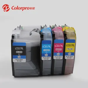 Vendas quentes de cartuchos de tinta compatíveis com LC3217 para impressora MFC-J5330DW/5335DW