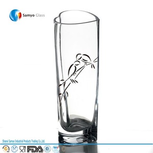 Fancy all'ingrosso trasparente a forma di <span class=keywords><strong>cuore</strong></span> di vetro vasi per fiori - Product Image 1
