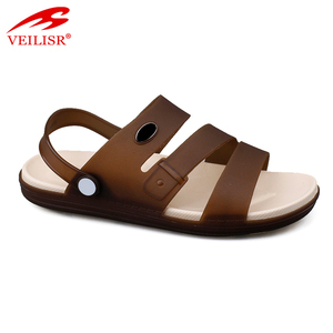 Sandalias para hombre goma PVC transparente suela <span class=keywords><strong>EVA</strong></span> playa verano exterior - Product Image 4