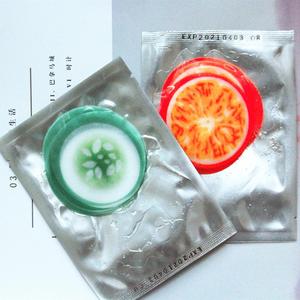 Remove crinkles orange privy lemon cucumber fruit slice mask Facial - Product Image 3
