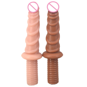 FAAK 28 cm Realistischer Leicht zu Handhabender Gummi-Penis Spielzeug Sex Erwachsenen Großer und Langer Penis-Handgriff <span class=keywords><strong>Dildo</strong></span> für Frauen - Product Image 1