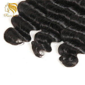 4 paquetes de pelo virginal que teje 8 "10" 12 "14" pulgadas brasileño suelta el pelo de la onda profunda frontales con el - Product Image 6