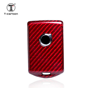 T-carbon Glass Carbon Fiber Car Key <strong>Case</strong> for <strong>Volvo</strong> Key Covers Fashion Interior <strong>Accessories</strong> Factory Sales Car Key Cover - Product Image 6