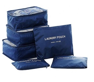 Mode 6 pièces bagage emballage cube vêtements <span class=keywords><strong>voyage</strong></span> <span class=keywords><strong>sac</strong></span> <span class=keywords><strong>de</strong></span> rangement ensemble pour valise - Product Image 5
