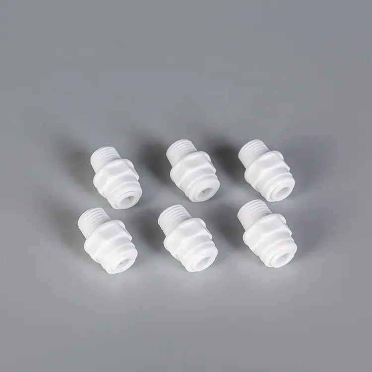 Connecteurs poussoirs à vis en plastique, filetage de 4mm, 1/4 pièces, pas cher, plastique, pps
