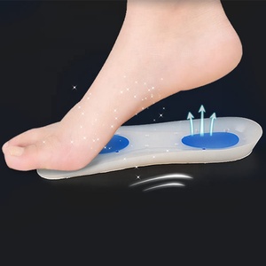 Sol Silikon Pendukung Lengkungan Sepatu Silikon Ortopedi Bantalan Sepatu Tumit 3/4 Pereda Nyeri Plantar Fasciitis Sol Dalam - Product Image 6