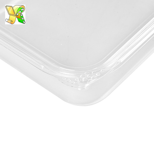 Caja de <span class=keywords><strong>emporter</strong></span> bocadillo vegetal de embalaje de caja grande caja de plástico para ensalada - Product Image 5