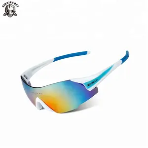 UV400 نظارات ركوب الدراجات في الهواء الطلق الرياضة MTB نظارات دراجة نارية نظارات شمسية بدون إطار نظارات دراجة