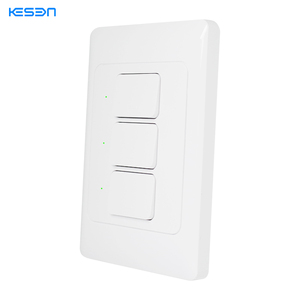 Apoyo OEM y ODM de casa inteligente 3 banda Wifi interruptor Tuya <span class=keywords><strong>App</strong></span> - Product Image 5