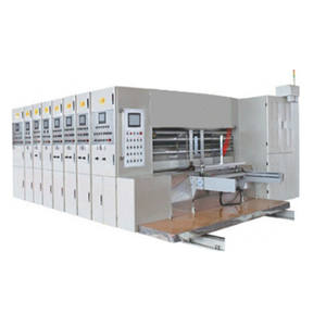 The corrugated hose carton box Flexo machine roll Groover printout's one Color - Product Image 1