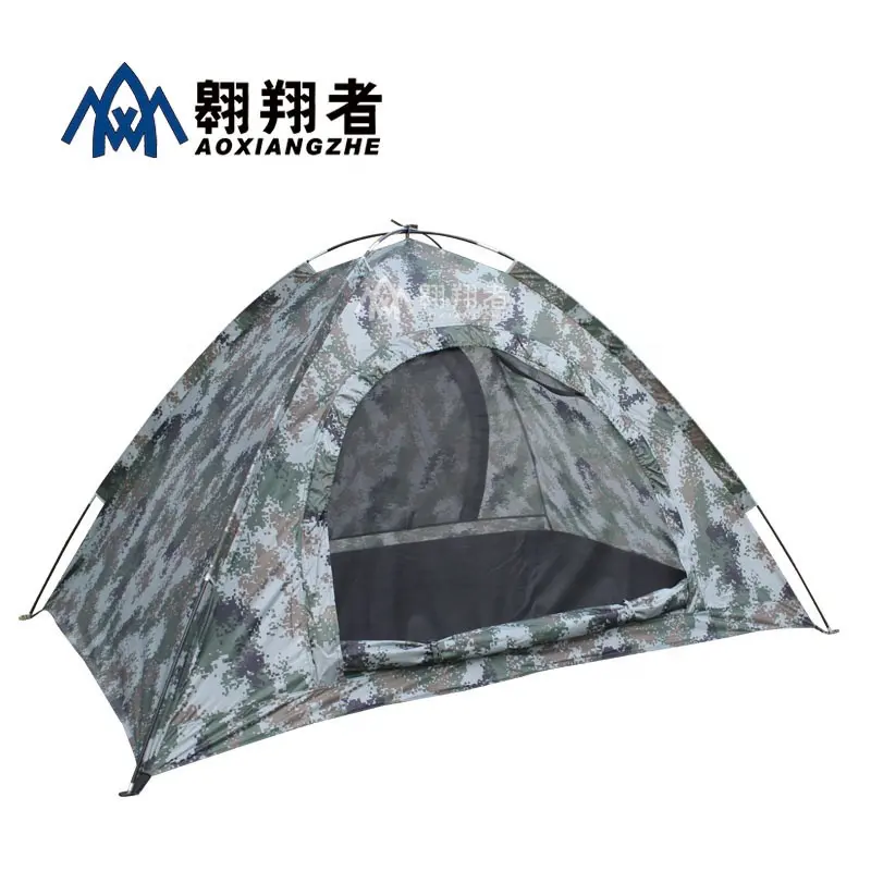 วัสดุโพลีเอสเตอร์4ฤดู2คน Backpacking กลางแจ้ง Leisure Survival Camping Gear เต็นท์