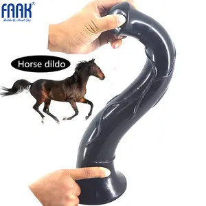 CHGD23 FAAK 17インチHorse Dong Super Long Horse Dildo Huge Animal Dildo Erotic Toys Sex Adult