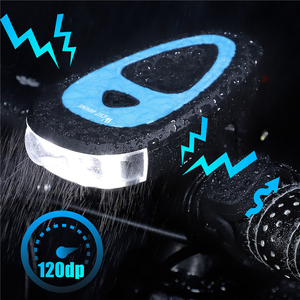 Luz Delantera <span class=keywords><strong>para</strong></span> Bicicleta con Bocina <span class=keywords><strong>LED</strong></span> de 140db, Recargable por USB, Juego de <span class=keywords><strong>Luces</strong></span> <span class=keywords><strong>para</strong></span> Bicicleta - Product Image 2