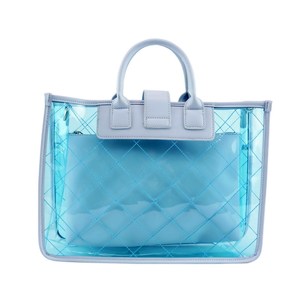 Claro caramelo de PVC doble cremallera playa verano Bolsos Mujer bolsos - Product Image 2