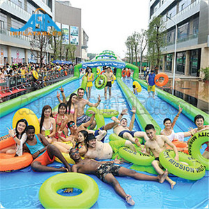 Outdoor <strong>50m</strong> City <strong>Slide</strong>, <strong>Inflatable</strong> <strong>slip</strong> n <strong>Slide</strong> Water <strong>Slide</strong> for Adult <strong>and</strong> Kids - Product Image 6