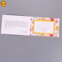 Sinicline <strong>Best</strong> <strong>Selling</strong> Eco-friendly Customized Logo Pattern Folded Thank You <strong>Paper</strong> Card Custom