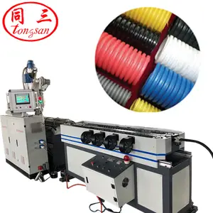 PP PE PVC Flexible Corrugated Conduit Pipe Making Machine