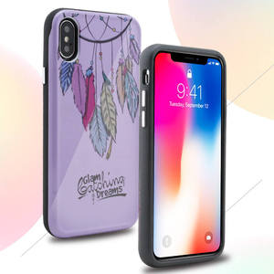 IVYMAX cachée carte titulaire et miroir filles cas de téléphone, smartphone couverture, x cas pour iphone - Product Image 2