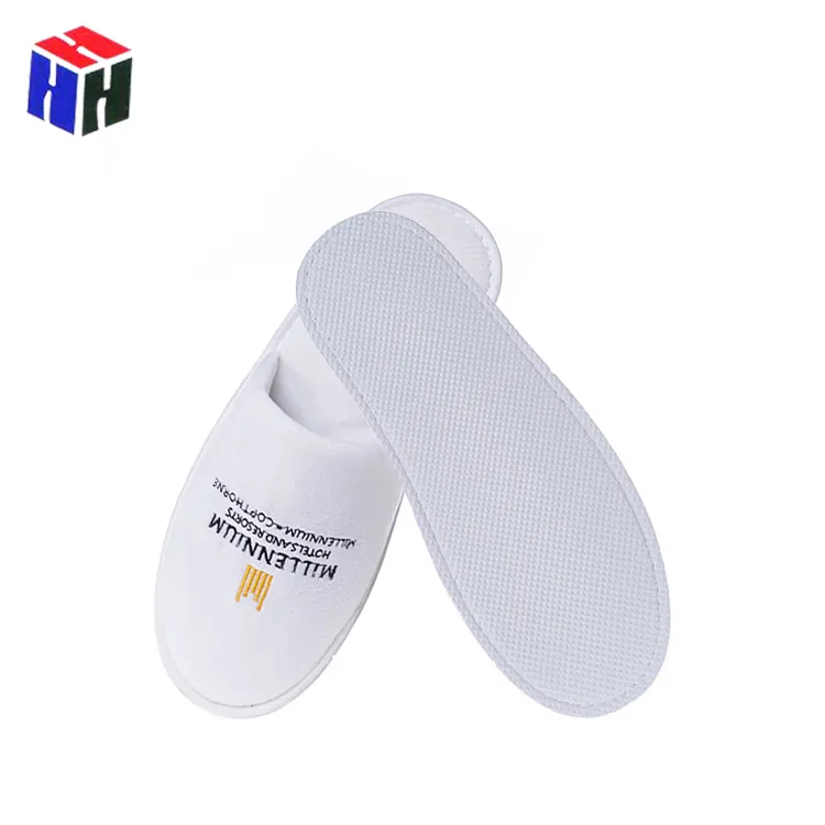Factory Hot Sale spa custom hotel slippers Bulk wholesale Hotel SPA Disposable Shoes Shower Slippers slippers for hotel
