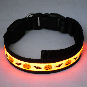 Cadılar bayramı LED kabak baskılı köpek tasması şenlikli noel mezuniyet yeni yıl anneler günü ve babalar günü dekorasyon - Product Image 4