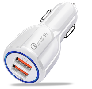 QC3.0 Sạc Nhanh Hai Cổng Kép USB Sạc Nhanh Xe Adapter Sạc - Product Image 4