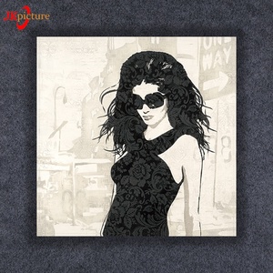 Diseño personalizado carácter decoración pintura con chicas jóvenes sexo <span class=keywords><strong>foto</strong></span> aceite <span class=keywords><strong>de</strong></span> belleza pintura retrato - Product Image 2