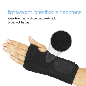 Vente chaude noir respirant néoprène attelle pour <span class=keywords><strong>poignet</strong></span> - Product Image 2
