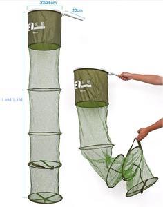 סיטונאי 5 שכבות לעבות מתכת מסגרת דיג נטו שירות מתקפל טיפול דגי Creel להתמודד נייד Stake ניילון רשת נקי - Product Image 4