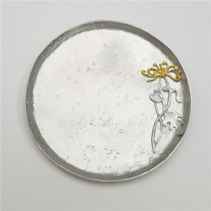 Wholesale Metal Tin <strong>Coaster</strong> Coffee Cup Saucer Black Tea Green Tea Cup Mat for <strong>Drinking</strong> <strong>Coaster</strong> - Product Image 3