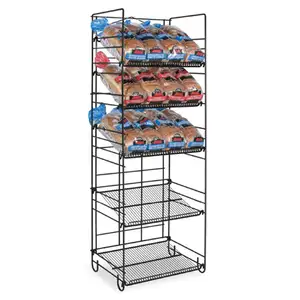 Metal Racks Supermarket Shelf Snack Case Bakery Showcase Cake Display