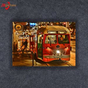 <span class=keywords><strong>Londres</strong></span> autobús rojo pintura diseño de lona con luz led - Product Image 1