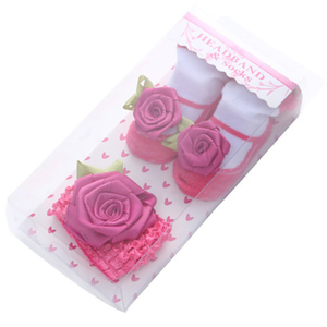 Belle Princesse Bébé Costume Haut De gamme Coton Pleine Lune Chaussettes et Accessoires De Cheveux - Product Image 5