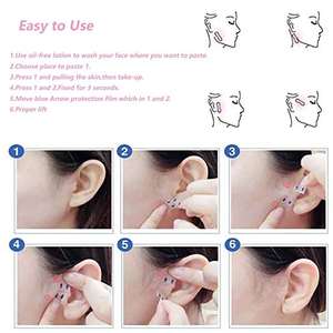Adesivi sottili per il viso a 40 pz/scatola con <span class=keywords><strong>Lifting</strong></span> invisibile per il trucco strumento di bellezza nastro adesivo per <span class=keywords><strong>Lifting</strong></span> facciale - Product Image 3