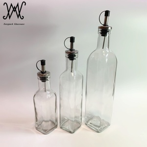 Bouteille en verre d'huile <span class=keywords><strong>de</strong></span> noix <span class=keywords><strong>de</strong></span> <span class=keywords><strong>coco</strong></span> et <span class=keywords><strong>vinaigre</strong></span>, avec distributeur et entonnoir en acier inoxydable <span class=keywords><strong>de</strong></span> 150ml - Product Image 4